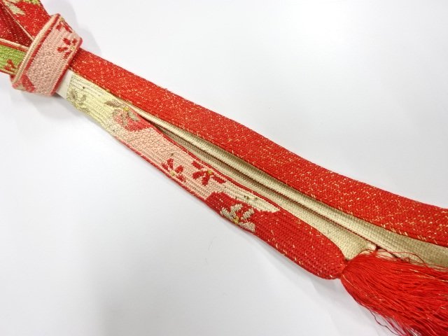 JAPANESE KIMONO / UNUSED Tegumi obijime